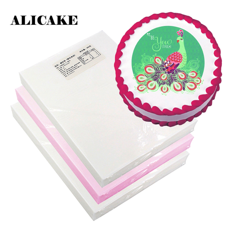 100pcs Wafer Sheets Paper Edible Thicken 0.3 / 0.65mm Baking A4 Rice Paper  Digital Printing Wedding Cake Topper Decoraion Tools - Price history &  Review, AliExpress Seller - ALICAKE Official Store