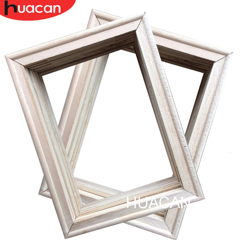 HUACAN DIY Photo Frame Oil Painting By Number Accessories Inner Frame Wood Frame For Oil Painting ► Photo 1/6