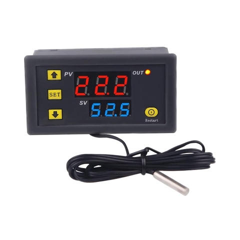 W3230 Probe line 20A Digital Temperature Control LED Display Thermostat With Heat/Cooling Control Instrument 12V 24V AC110-220V ► Photo 1/6