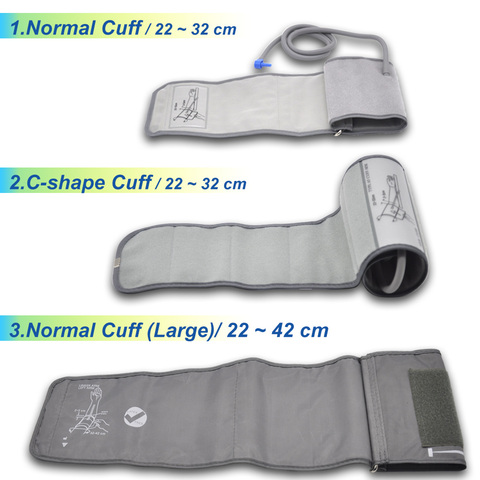 Normal and Large Adult Blood Pressure Cuff Upper Arm Blood Pressure Monitor Tonometer Cuff Sphygmomanometer NIBP Cuff ► Photo 1/6