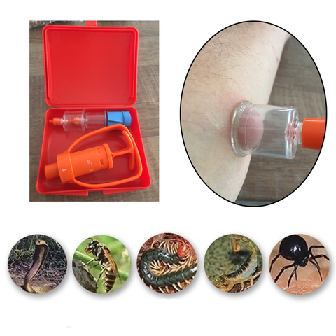 Outdoor Emergency Venom Suction Device Wild Poisonous Snake Bee Bite Vacuum Detoxification Device Safety First-aid Tool ► Photo 1/6