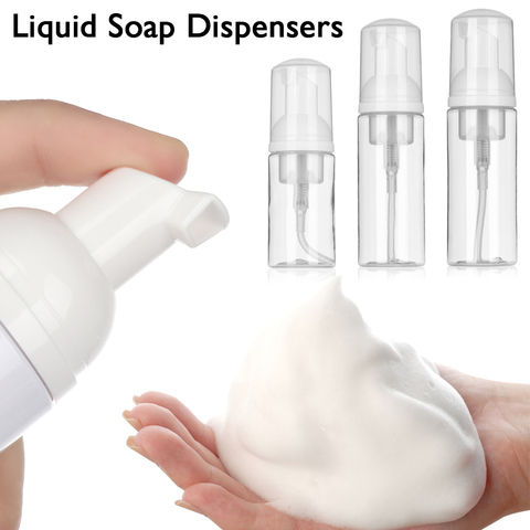 1pcs  30/50/80ml Plastic Foam Pump Bottle Empty Face Eyelashes Cosmetic Bottle Cleaner Soap Dispenser Foam Bottle ► Photo 1/6