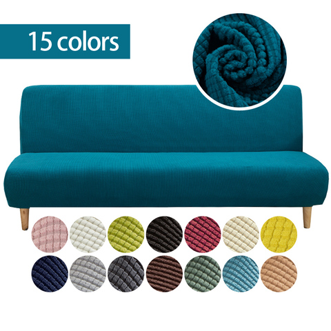 15 Color No Handrails Sofa Bed Cover Armless Sofa Sets Sofa Towel All Cover Custom Stretch Fabric Sofa Cushion Sofa Cover Slip ► Photo 1/6