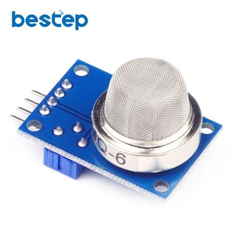 1pcs MQ-6 MQ6 LPG Gas Sensor Module Liquefied Propane Iso-butane Butane Combustible Gas Detection Sensor ► Photo 1/1