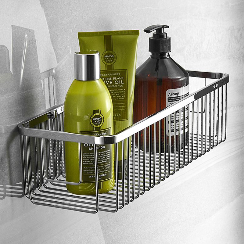 Corner Wire Shower Caddy Bathroom 304 Stainless Steel Triangle Soap Basket  Hanger Wall Mounted Mirror Polish Holder etagere - AliExpress