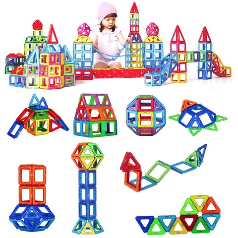 70pcs Magnetic Building Blocks Magnetic Designer Construction Set Model Building Toy Magnets Magnetic Blocks Educational Toys ► Photo 1/2