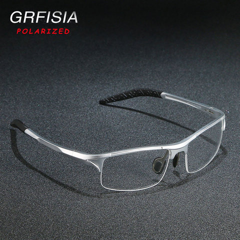 Super Light Aluminum Half Frame Glasses Men Brand Designer Classic Design Myopia Prescription Eyeglasses Frame  Male Ultralight ► Photo 1/6