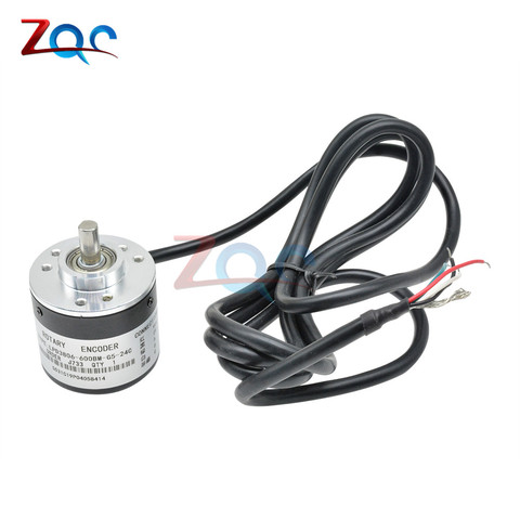 360P/R 600P/R Encoder DC 5V-24V Encoder 360p 600p Incremental Rotary AB 2 Phases 6mm Shaft Suit For Displacement Measurement ► Photo 1/6