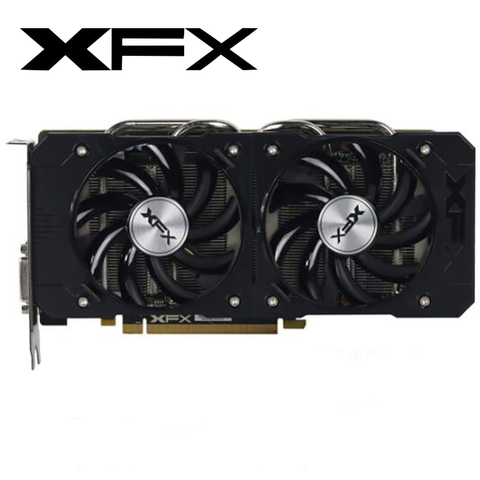 Videocard Used XFX R9380 4GB Graphics Card For AMD Radeon R9 380X 380 4GB Video Screen Cards GPU Board Desktop Computer Gaming ► Photo 1/6