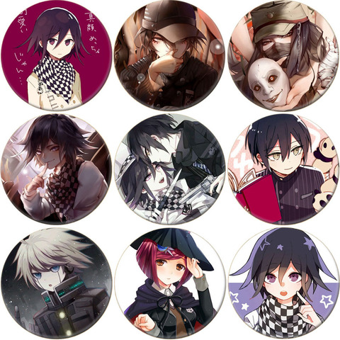 New Anime Danganronpa:Trigger Happy Havoc Monokuma Brooch Cosplay  Badge Backpacks Button Women Clothes Girl Party Gift DWLP-2 ► Photo 1/5