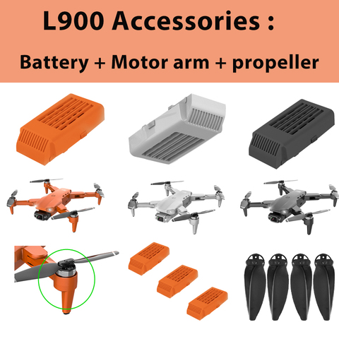 L900 Pro Drone Batter and propeller ► Photo 1/5