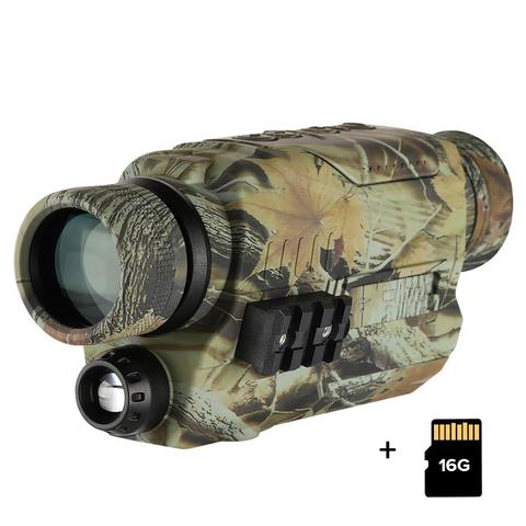 BOBLOV Infrared Digital Night Vision Monoculars with 16G TF card full dark 5X32 150Y Range Hunting Monocular Night Vision Optics ► Photo 1/6