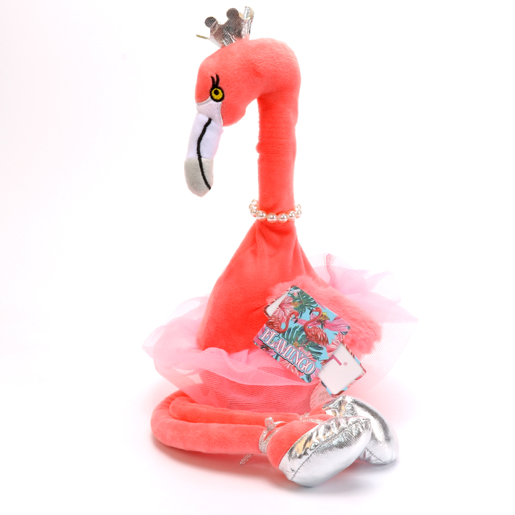 Elegant singing flamingo Plush Toy 