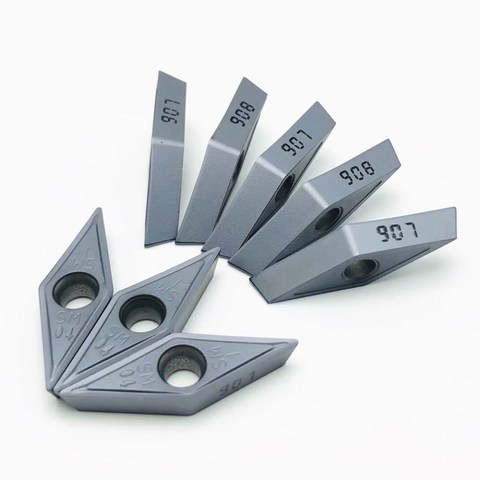 VCMT160404 SM IC907 IC908 Carbide Tool CNC Lathe Tool Tungsten Carbide Cutting Tool Indexable Metal Turning Tools VCMT 160408 ► Photo 1/6