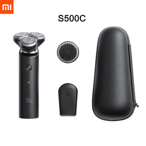 Xiaomi Mijia S500C Electric Shaver Razor for Men Beard Hair Trimmer Rechargeable 3D Head Dry Wet Shaving Washable Dual Blade ► Photo 1/6