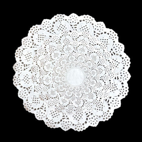 50PCS 3.5 4.5 5.5 6.5 7.5 8.5inch Assorted Sizes Round Paper Lace Table Doilies White Decorative Tableware Placemats Mats ► Photo 1/6