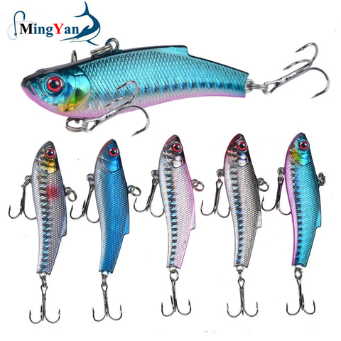 1PCS 7cm/20g Artificial Japanese VIB Fishing Lure Lead Inside Hard Bait Diving Swivel Bait Winter Sea Fishing Tackle ► Photo 1/6