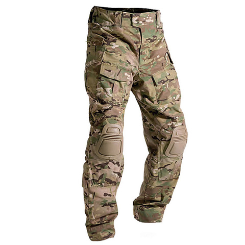 Multicam Camouflage Militar Tactical Pants Army Military Uniform Trouser Frog Paintball Combat Cargo Pants Without Knee pads ► Photo 1/6