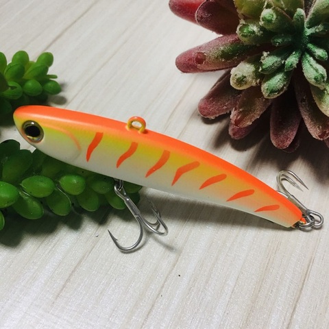 Viba fishing lure 2022 Koume 80 winter vibe ice Fishing VIB Lure 80mm 17g Long Casting Bait Sinking Artificial ratlin Japan Hook ► Photo 1/6