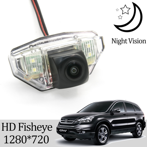 Owtosin HD 1280*720 Fisheye Rear View Camera For Honda CRV 2007 2008 2009 2010 Car Vehicle Reverse Parking Accessories ► Photo 1/6