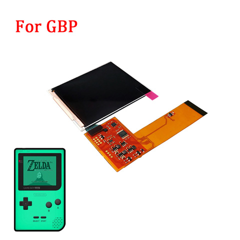 Full screen IPS LCD Kits for GBP High Light LCD screen IPS backlight screen for GAMEBOY POCKET with 36-colors background light ► Photo 1/6