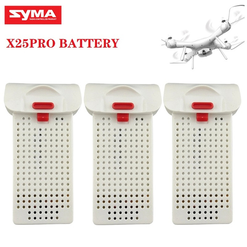 1/2/3Pcs Original Battery for SYMA X25PRO 7.4V 1000mAh RC Drones Lipo Battery RC Quadcopter Spare Parts Accessories For x25 PRO ► Photo 1/6