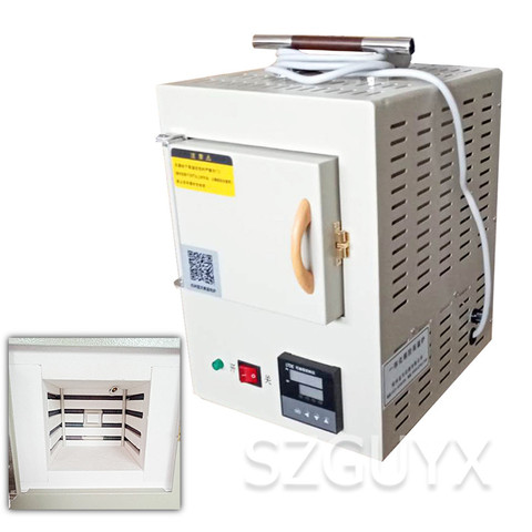 220V multifunctional ceramic fiber laboratory small electric furnace integrated program-controlled high temperature furnace ► Photo 1/4