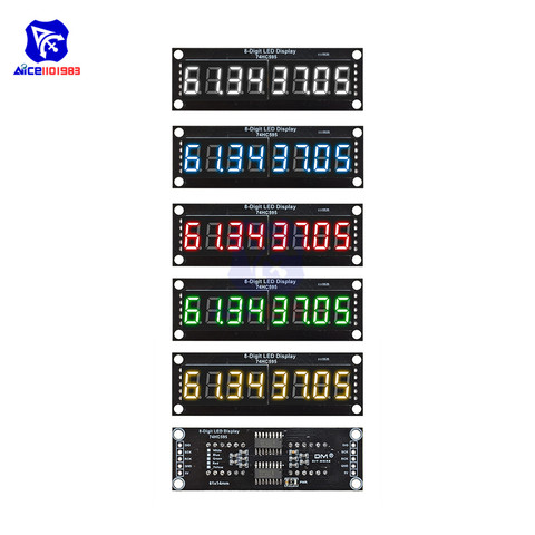 diymore 74HC595 0.36 inch 8 Bits Digital LED Display 7 Segment LED Module 5 Color Available for Arduino ► Photo 1/6