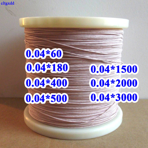 1m 0.04x180 400 0.04x500 0.04x1500 2000 3000 shares litz wire multi-strand polyester silk envelope copper wire envelope wire ► Photo 1/3