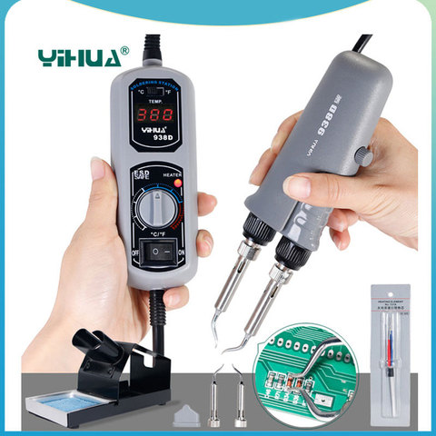 YIHUA 938D Portable Tweezers Soldering Station 110V 220V YIHUA Tweezers Soldering Iron Station Welding Tool ► Photo 1/6