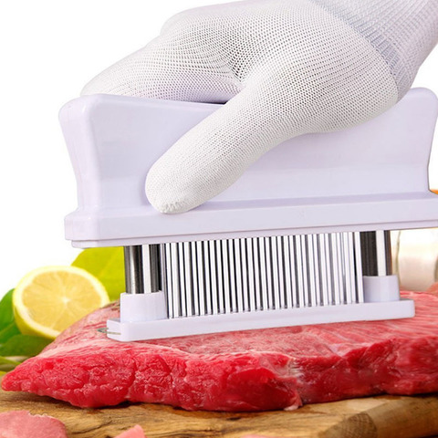 48 Blades Needle Meat Tenderizer Stainless Steel Knife Meat Beaf Steak Mallet Meat Tenderizer Hammer Pounder Cooking Tools ► Photo 1/5