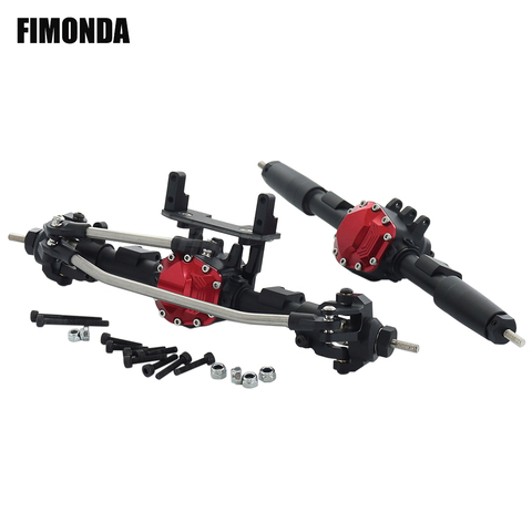 CNC Aluminum Alloy Front and Rear Axle for 1/10 RC Crawler Axial SCX10 90027 90046 90047 ► Photo 1/6