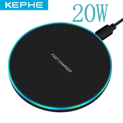 Metal 10W Qi Wireless Charger Quick Charge 3.0 for Samsung S9 S10 Note 9 10USB Fast Charging Pad for iPhone X XS 11 XR 8 Airpods ► Photo 1/6