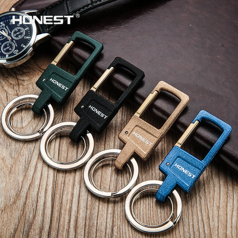 Honest Color Car Key Chain Simple Men Keychains Business High-Grade Key Ring Holder Bag Pendant Jewelry Wholesale Dropshipping ► Photo 1/1