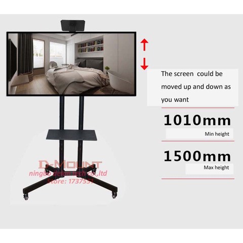 D-mount DL-SP1 economical tilt TV Mobile Cart Free Lifting 30