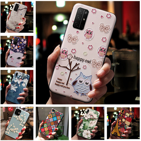 For Samsung S20 FE Case Flowers Relief Soft Silicone Cover For Samsung Galaxy S20 FE S20FE S 20 fe Phone Cases S20 Fan Edition ► Photo 1/6