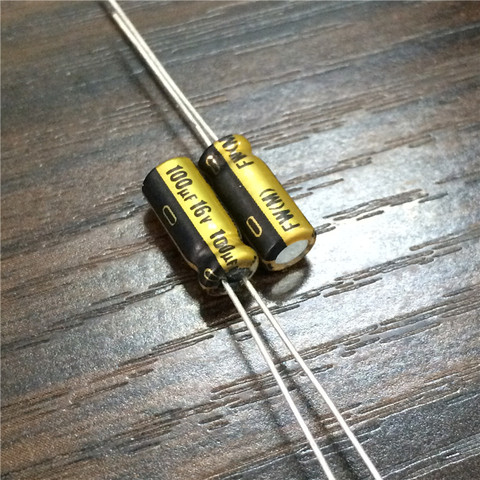 10pcs 100uF 16V NICHICON FW Series 5x11mm 16V100uF Audio Aluminum Electrolytic Capacitor ► Photo 1/2