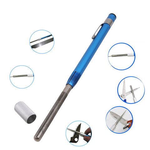 Hot Sale Fishing Hook Sharpener Pen Sharpener High Quality Outdoor Tool Diamond Pen shaped Knife Sharpener New Arrivals ► Photo 1/6