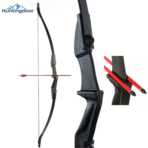 Huntingdoor 30lbs/40lbs Recurve Bow and Arrows Set Right Hand&Left Hand Double Arrow for Shooting Hunting Games Outdoor Sports ► Photo 1/6