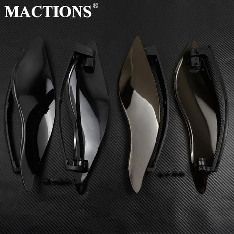 Adjustable Windshield Side Wing Windshield Air Deflector Black Smoke For Harley Electra Glide Tri Glide Street Glide 2014-2022 ► Photo 1/6