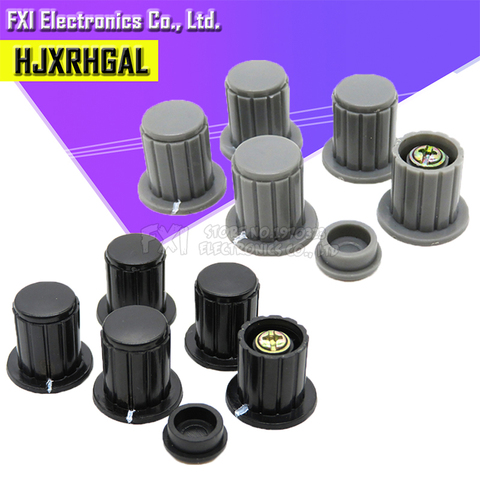 5PCS Grey / Black knob button cap is suitable for high quality WXD3-13 WXD3-12 - turn around special potentiometer knob ► Photo 1/6