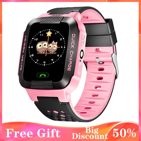 2022 Kids Smart Watch For Children's SOS Phone Watch Smartwatch  With Sim Card Photo Waterproof IP67 Kids Gift For IOS Android ► Photo 1/6