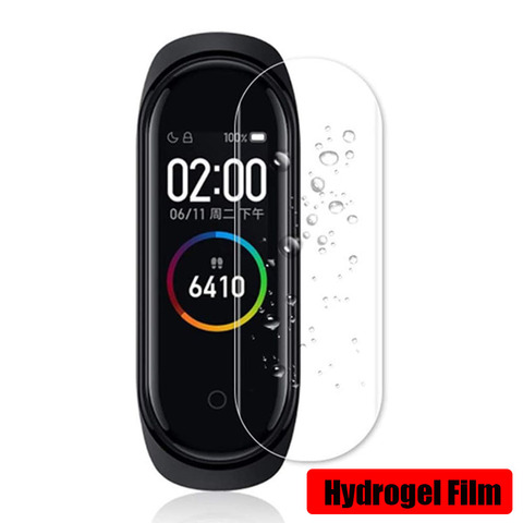 2Pcs Screen Protector Film For  Xiaomi Mi Band 5 LCD TPU Full Cover Screen Protector Film for Xiaomi Mi Band 4 3 Watch (Clear) ► Photo 1/6