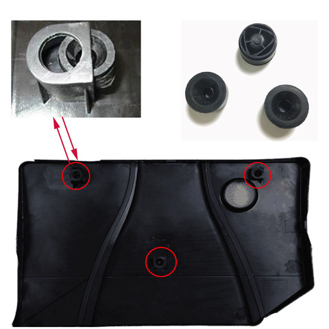 engine protective cover rubber cushion engine under guard plate rubber gasket for ford focus mk2 ► Photo 1/5