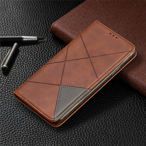 Leather Case for iPhone 12 11 Pro XS Max X XR 8 7 6s 6 Plus SE 2022 Flip Book Case Cover on For Apple iPhone 11 12 Pro Max Mini ► Photo 1/6