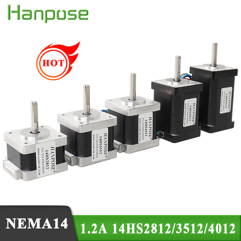 Nema14 stepper motor 14HS2812 3512 4012 1.2A  0.15N.m 0.22N.m 0.30N.M motor  for CNC 3D Printer Various instrument accessories ► Photo 1/6