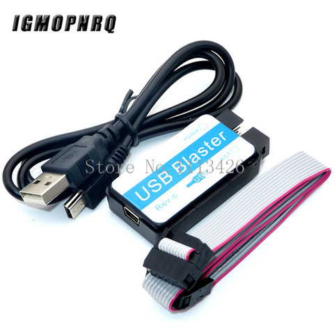 USB Blaster Mini USB Cable 10-Pin JTAG Connection Cable for CPLD FPGA NIOS JTAG Programmer Support All ATLERA Device ► Photo 1/2