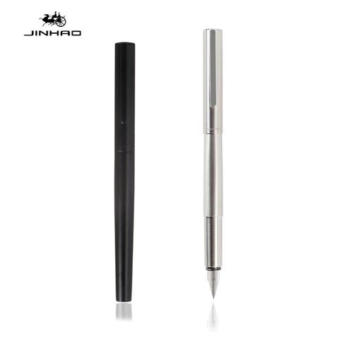 Jinhao 35 Series Fountain Pen Steel Barrel Airplane Extra Fine Tip Ink Pens Office Business School Writing Calligraphy A6118 ► Photo 1/6