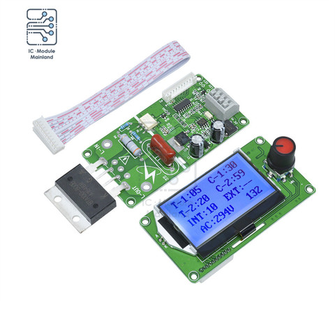 40A 100A LCD Digital Double Pulse Encoder Spot Welder Control Module Welding Machine Transformer Controller Board ► Photo 1/1