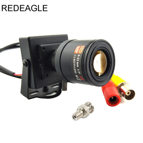 REDEAGLE 2.8-12mm Varifocal Zoom Mini Security Camera Analog Manual Adjustable RCA Connector Car Overtaking Camera ► Photo 1/5